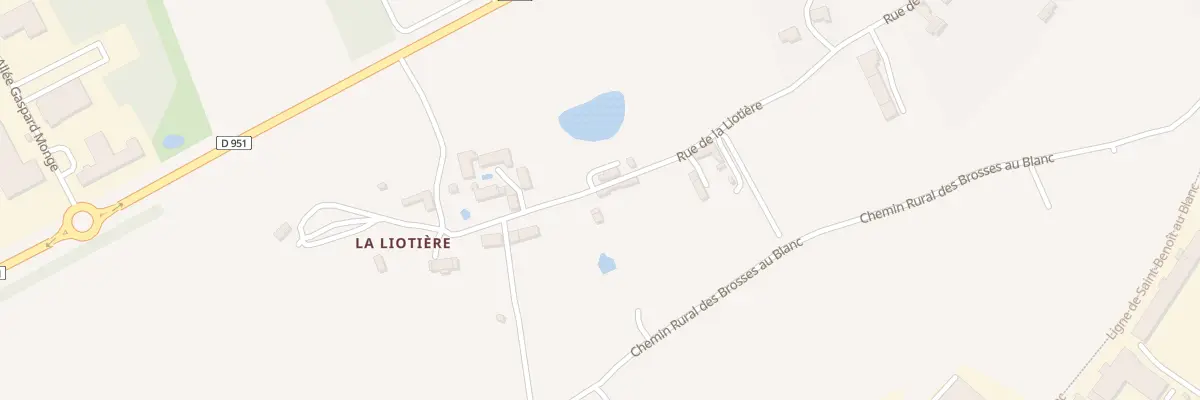 Plan du 35 Rue de la Liotière au Blanc