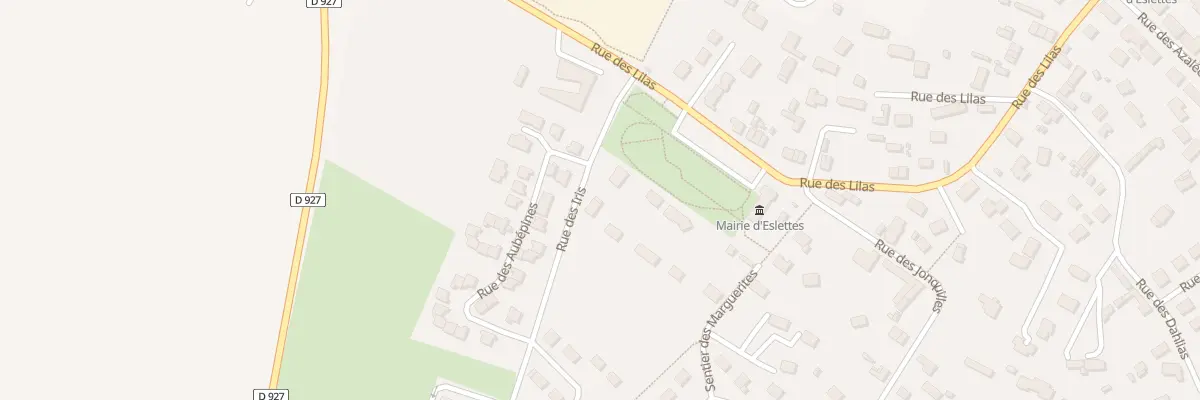 Plan du 15E Rue des Iris à Eslettes