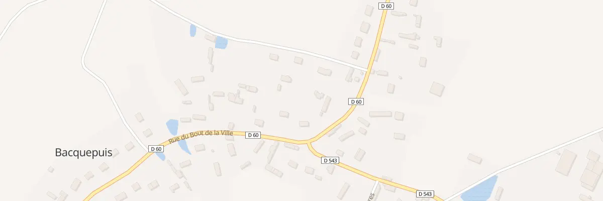 Plan du 9333 Le Grand Jardin à Bacquepuis