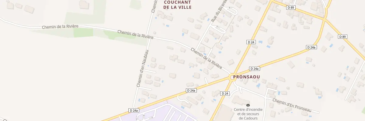 Plan du 5 Che de la Riviere à Cadours