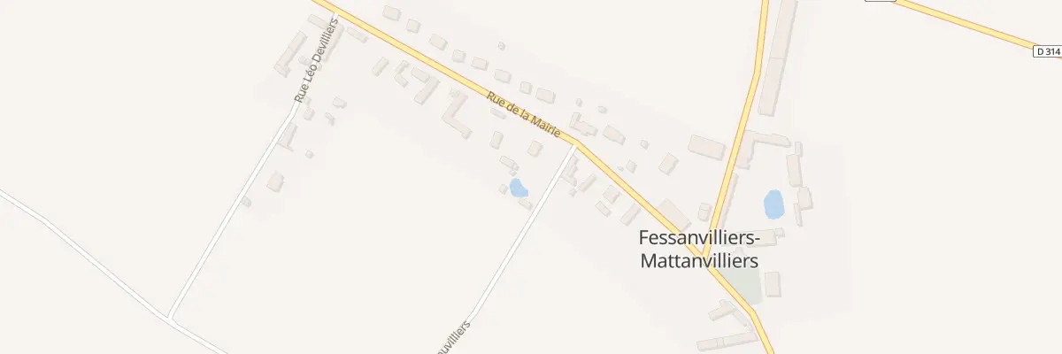 Plan du 2 Rue de Beauvilliers à Fessanvilliers-Mattanvilliers