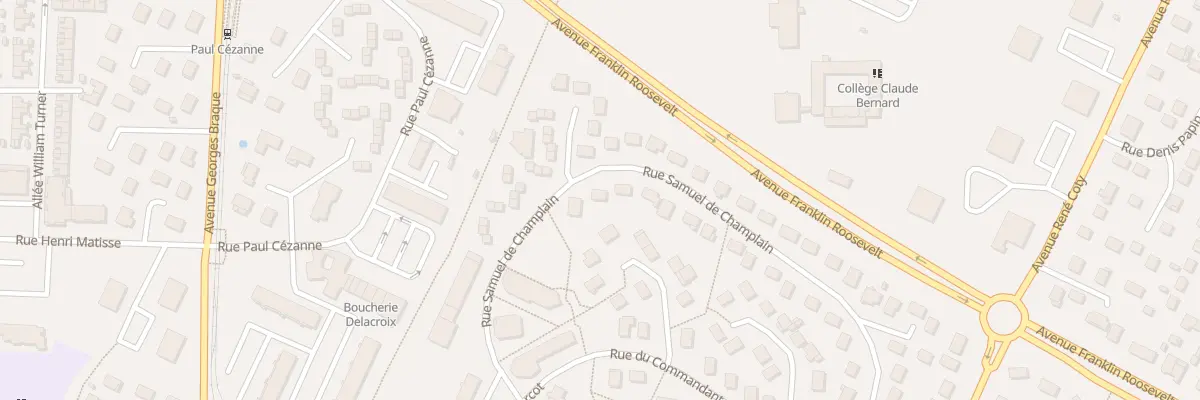 Plan du 4 Rue Samuel de Champlain au Grand-Quevilly