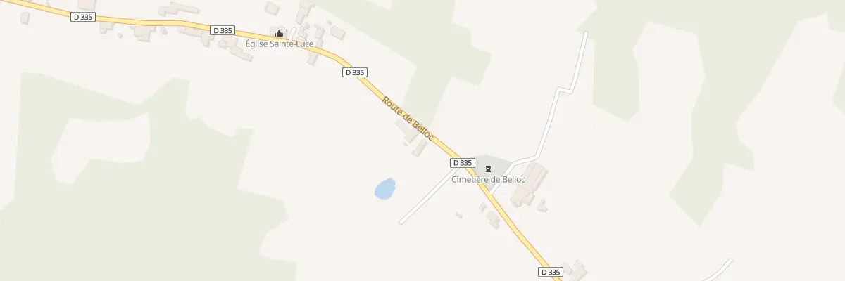 Plan du 2220 Rte de Belloc à Betchat