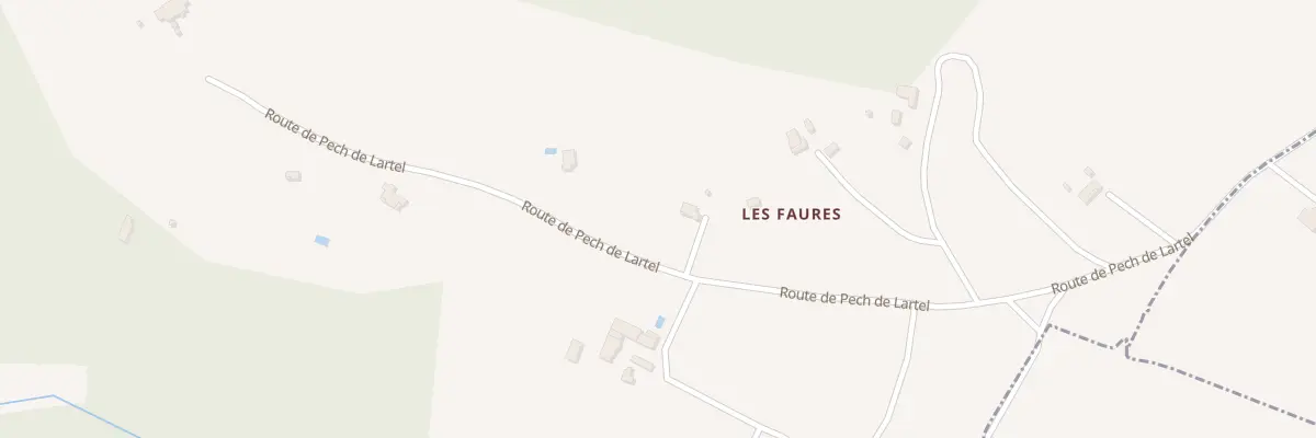 Plan du 1286 Rte de Pech de Lartel à Masquières
