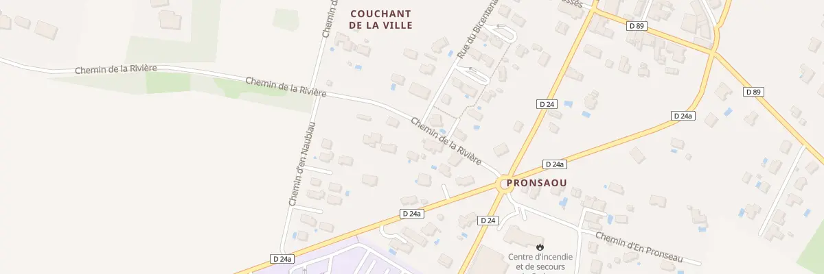 Plan du 1T Che de la Riviere à Cadours
