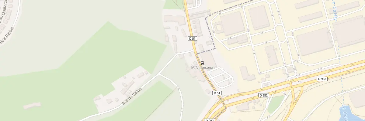 Plan du 3 Rue du Vallon à Canteleu