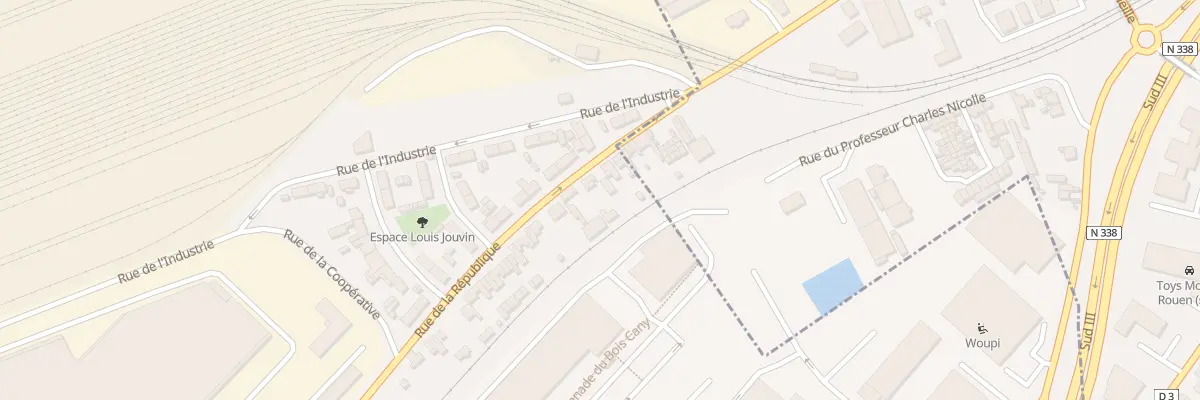 Plan du 5 Rue de la République au Grand-Quevilly