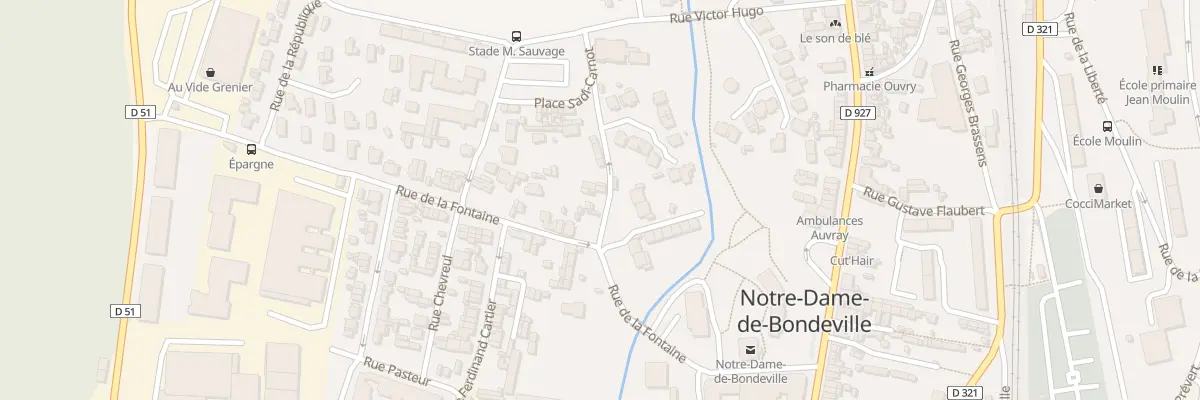 Plan du 18 Rue François Rabelais à Notre-Dame-de-Bondeville