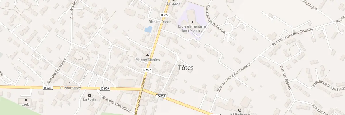 Plan du 9 Rue Jean Pierre Caron à Tôtes