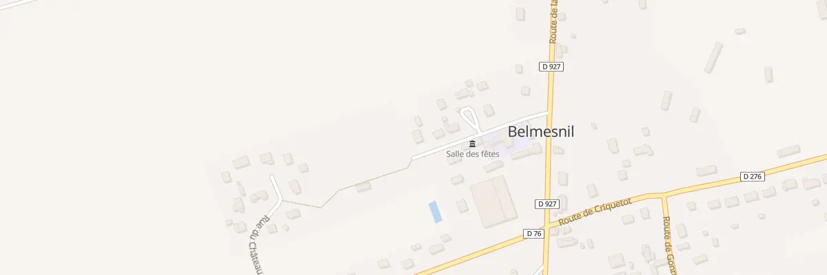 Plan du 18 Rue du Stade à Belmesnil