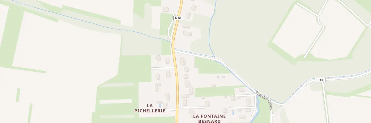 Plan du 836 Rue d’Amboise à Civray-de-Touraine