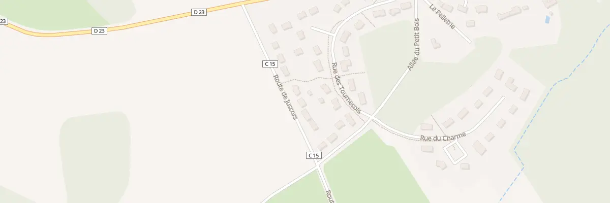 Plan du 11 Rte de Juscors à Saint-Règle