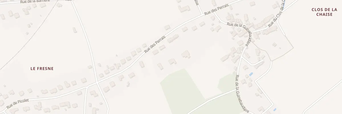Plan du 15T Rue des Perrais à Naveil