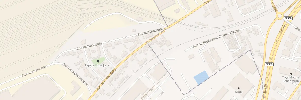 Plan du 1 Rue de la République au Grand-Quevilly