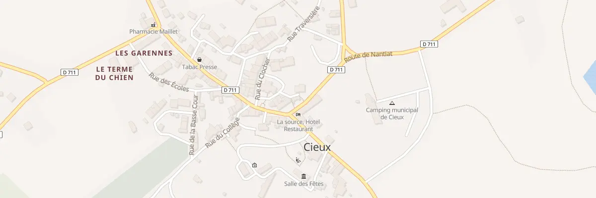 Plan du 12 Pl de l’Eglise à Cieux