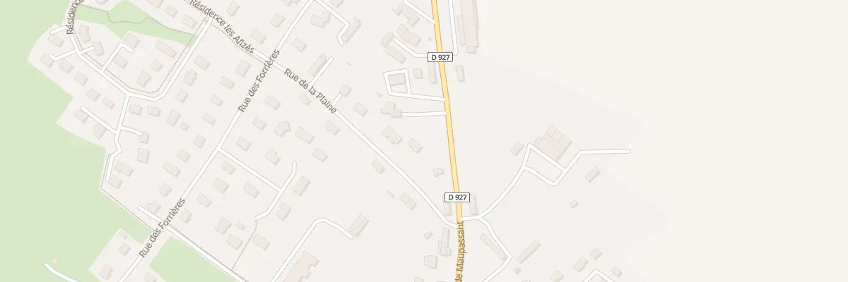 Plan du 2B Rue de la Plaine à Tôtes