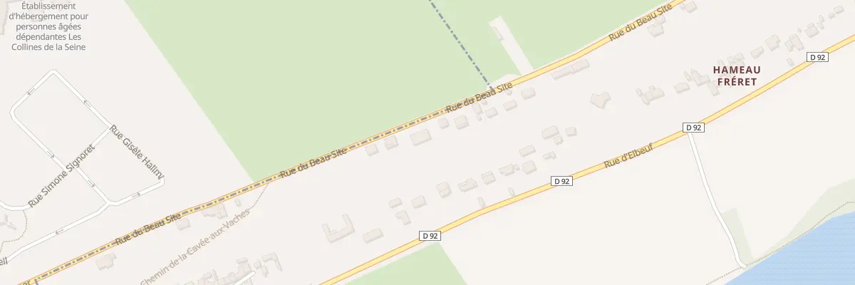 Plan du 115 Rue du Beau Site à Freneuse