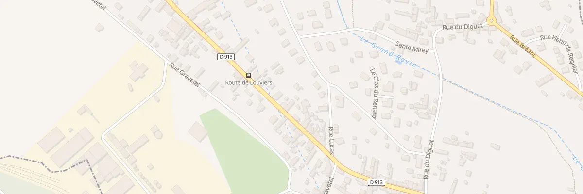 Plan du 1744 Rue de Louviers à Saint-Pierre-lès-Elbeuf