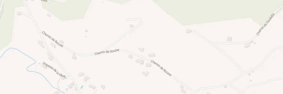 Plan du 5 Che de Rouzet à Cazavet