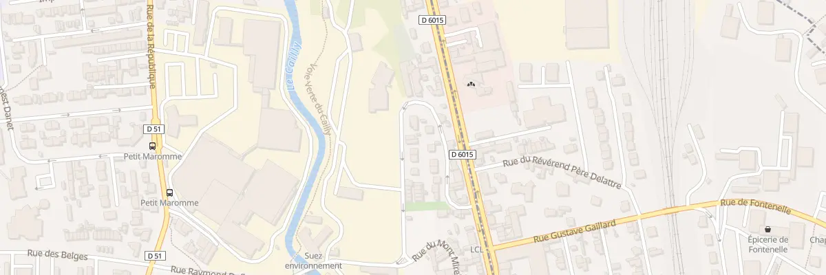 Plan du 60 Rue Raymond Duflo à Maromme