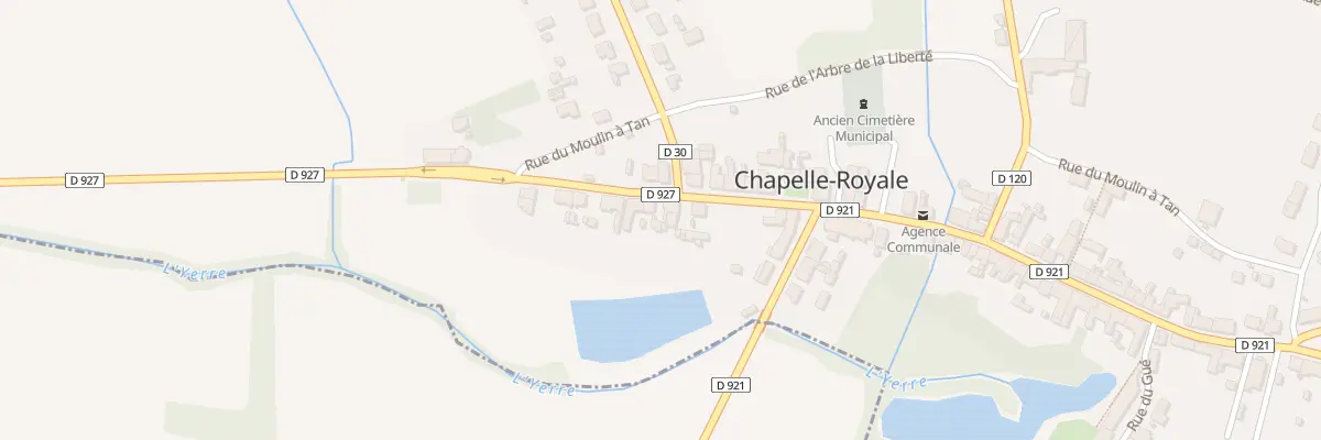 Plan du 50 Rue Jean Moulin à Chapelle-Royale