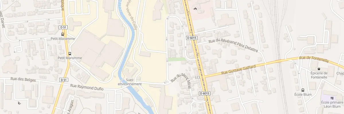 Plan du 42 Rue Raymond Duflo à Maromme