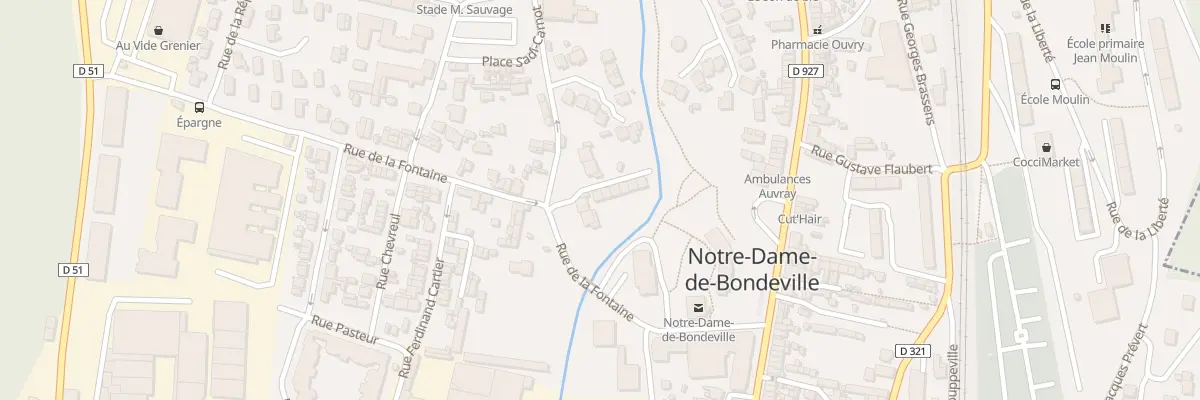 Plan du 4C Rue de la Fontaine à Notre-Dame-de-Bondeville