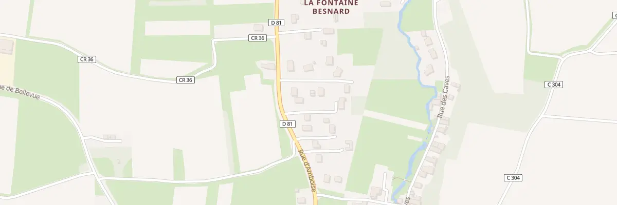 Plan du 540 Rue d’Amboise à Civray-de-Touraine