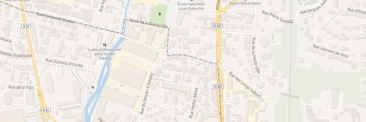 Plan du 68 Rue du Moulin à Poudre à Maromme