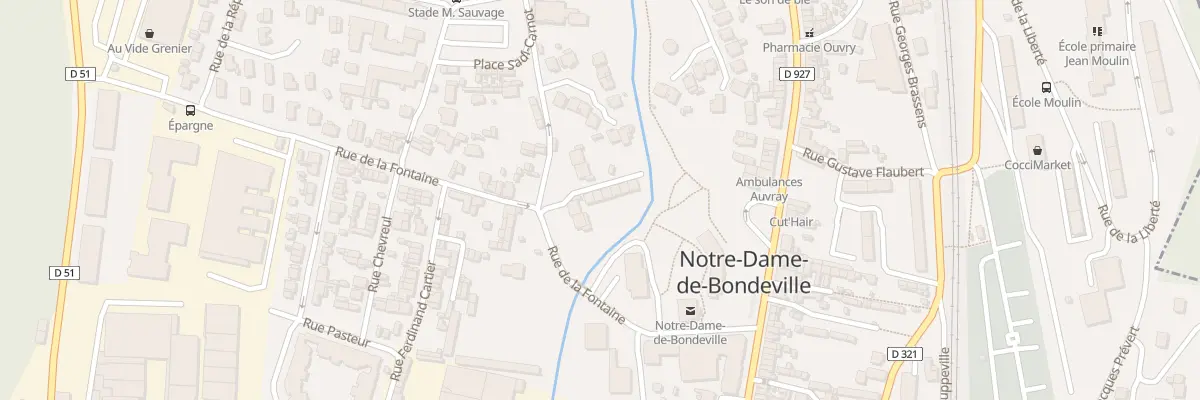 Plan du 4D Rue de la Fontaine à Notre-Dame-de-Bondeville