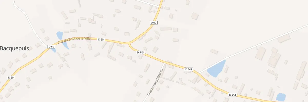 Plan du 30 Rue du Bout de la Ferme à Bacquepuis