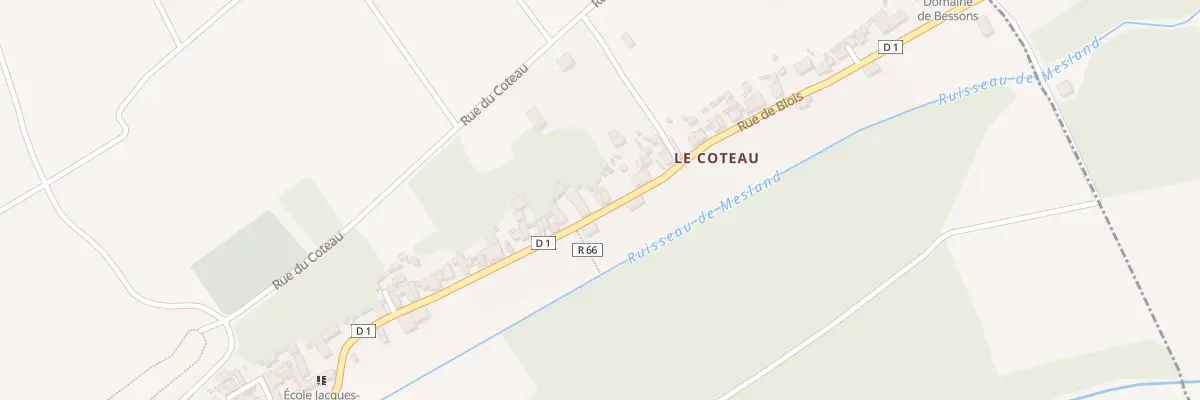 Plan du 79 Rue de Blois à Limeray