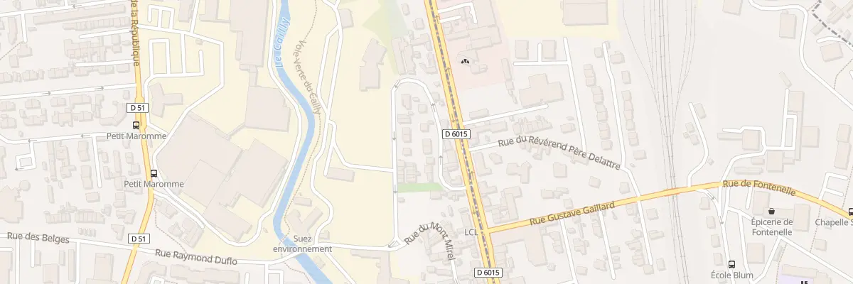 Plan du 66 Rue Raymond Duflo à Maromme