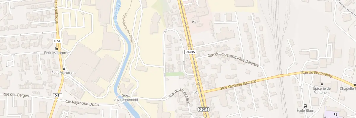 Plan du 68 Rue Raymond Duflo à Maromme