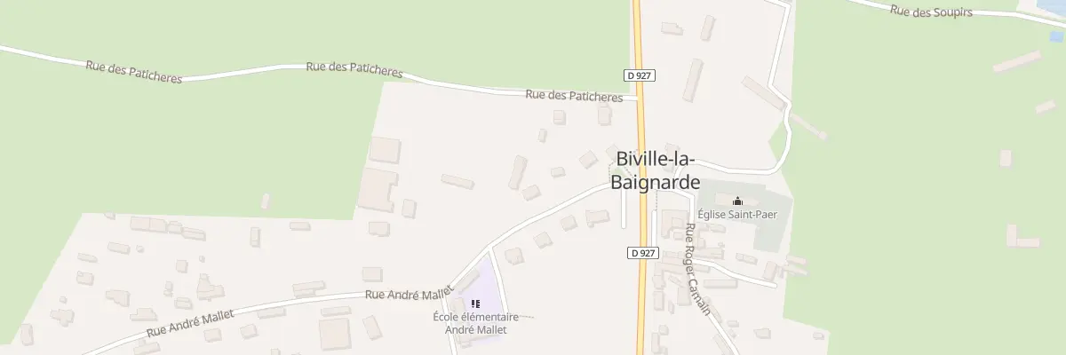 Plan du 112 Rue Andre Mallet à Biville-la-Baignarde