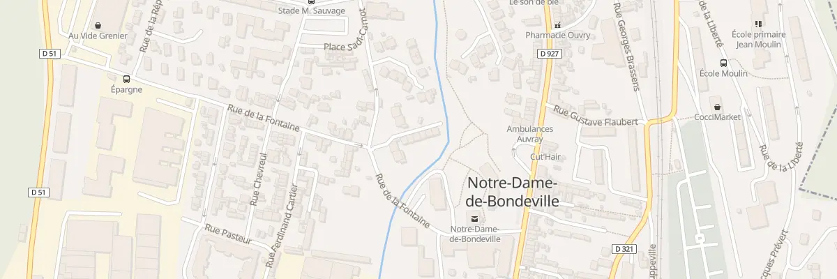 Plan du 4E Rue de la Fontaine à Notre-Dame-de-Bondeville