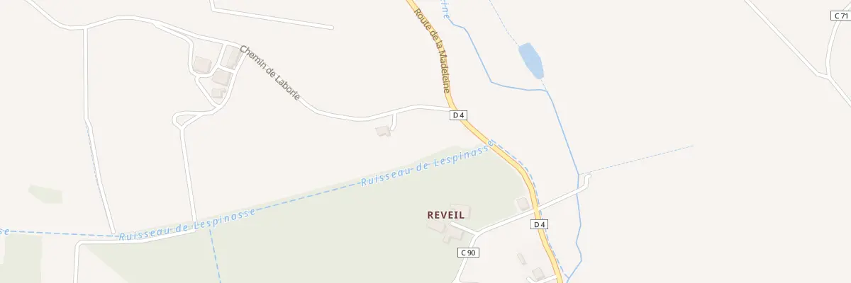 Plan du 65 Che de Laborie à Moissac