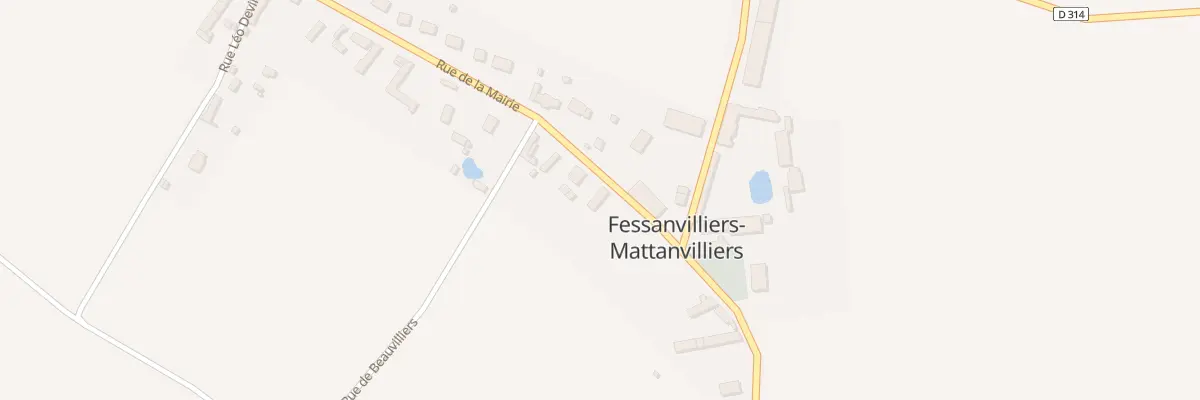 Plan du 7 Rue de la Mairie à Fessanvilliers-Mattanvilliers