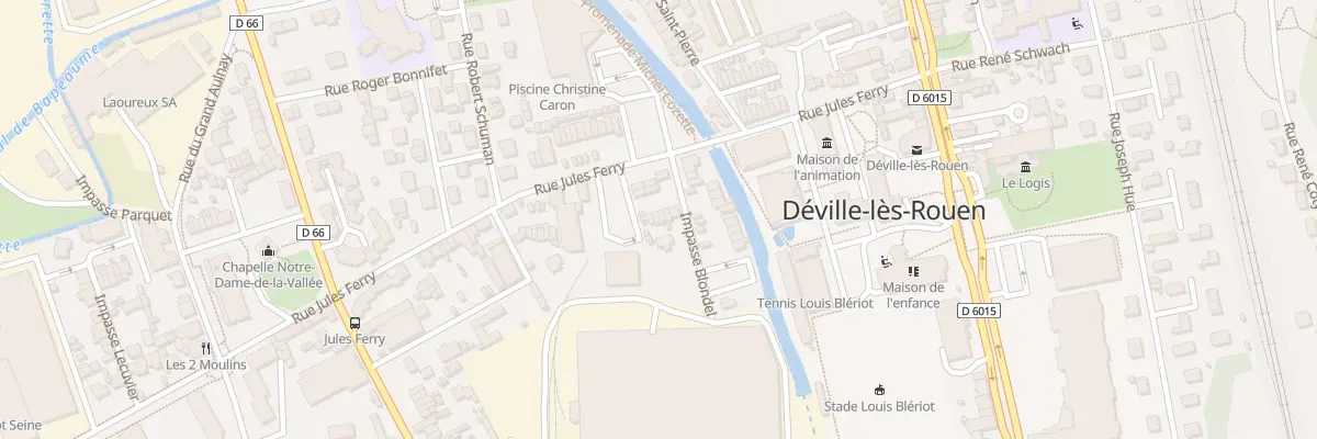 Plan du 14 Imp Blondel à Déville-lès-Rouen
