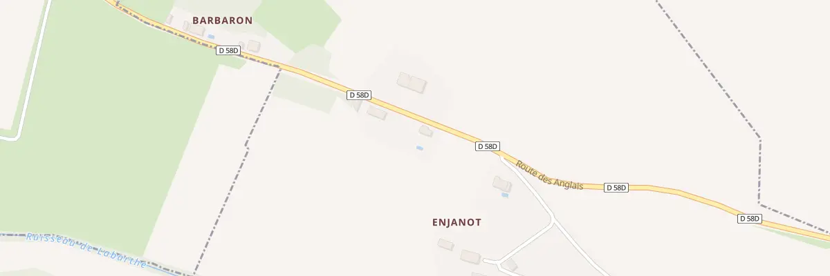 Plan du 95 Rte des Anglais à Montgras