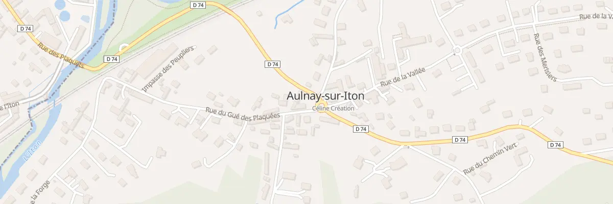Plan du 2 Rue du Gué des Plaquées à Aulnay-sur-Iton