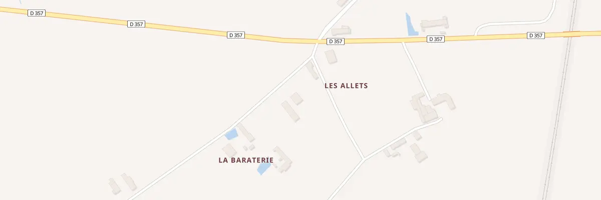 Plan du 2 Les Allets à Danzé