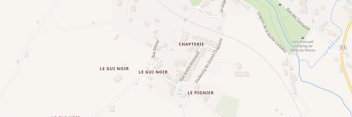 Plan du 14 Rue André Brissiaud à Bellac