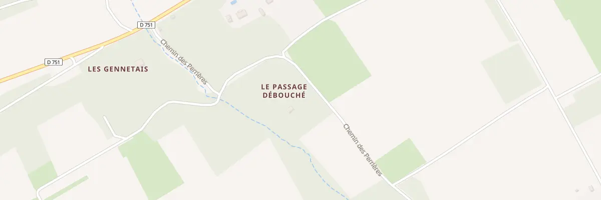 Plan des Perrieres à Chargé