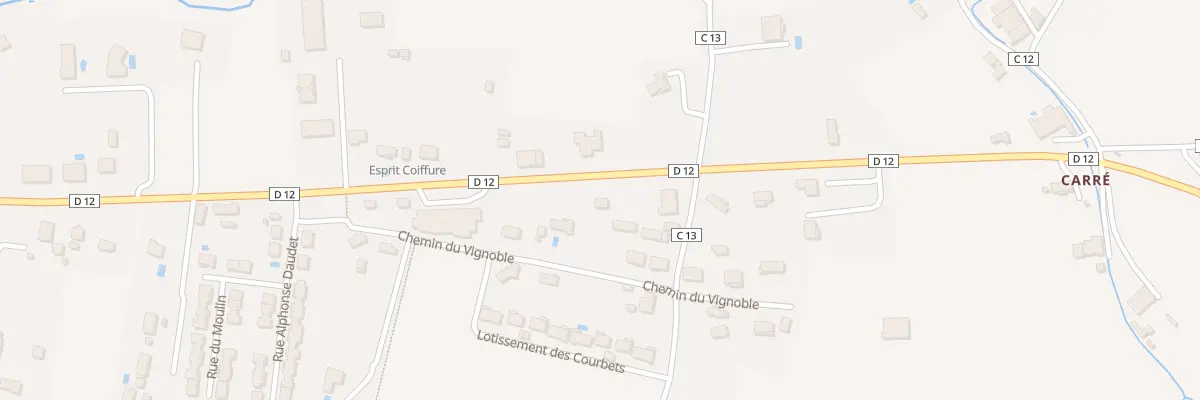Plan du 586 Rte de Castelsarrasin à Castelmayran