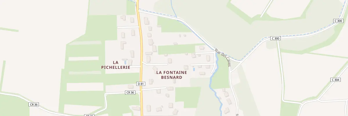 Plan du 722 Rue d’Amboise à Civray-de-Touraine