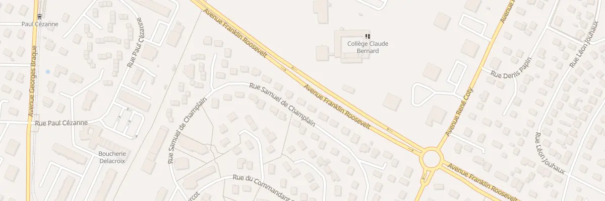 Plan du 83 Rue Samuel de Champlain au Grand-Quevilly