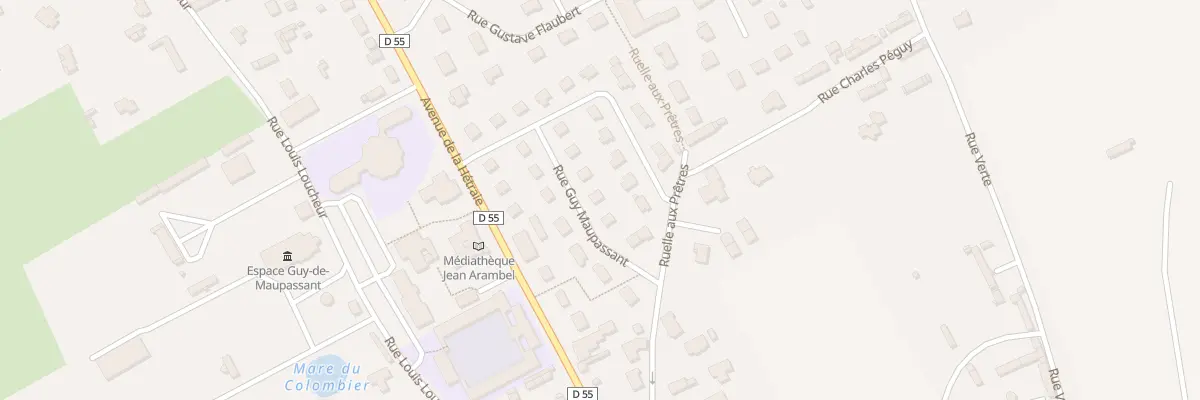 Plan du 7 Rue Guy de Maupassant à Offranville