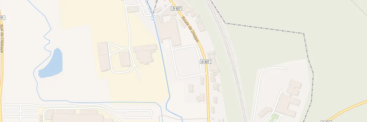 Plan du 195 Rte de Dieppe à Notre-Dame-de-Bondeville