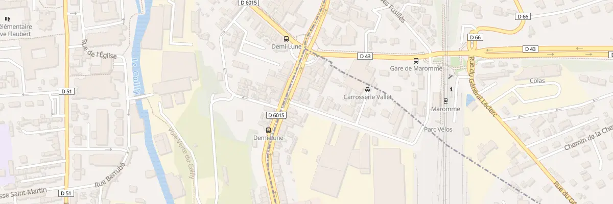 Plan du 1 Rue de la Gare à Déville-lès-Rouen